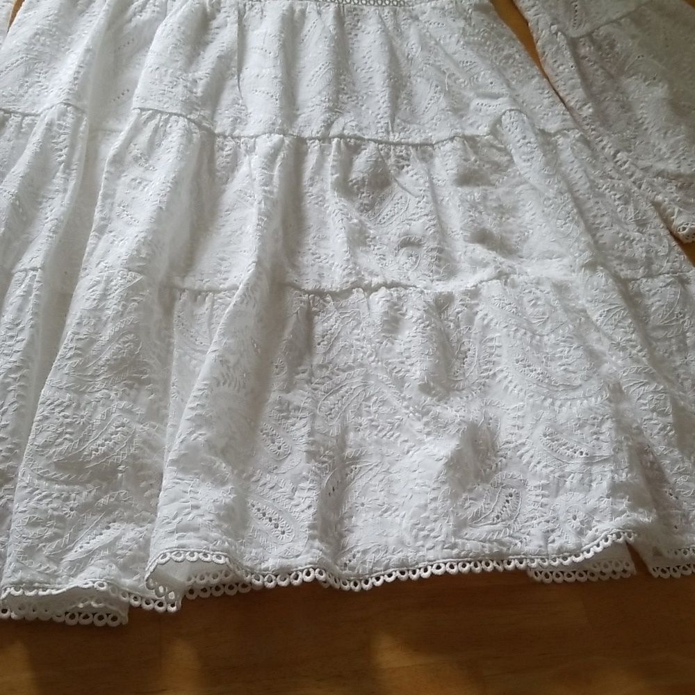 Cotton Eyelets Mini Dress — image 5 of 8